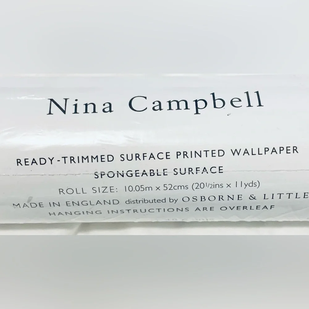 MADE IN ENGLAND NINA CAMPBELL WALLPAPER